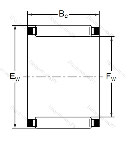 Подшипник K 53.5x61.5x34.5 в Череповце