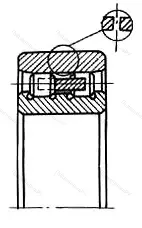 Модификация подшипника 2316 размер 80x170x39 от производителя  ГПЗ-34