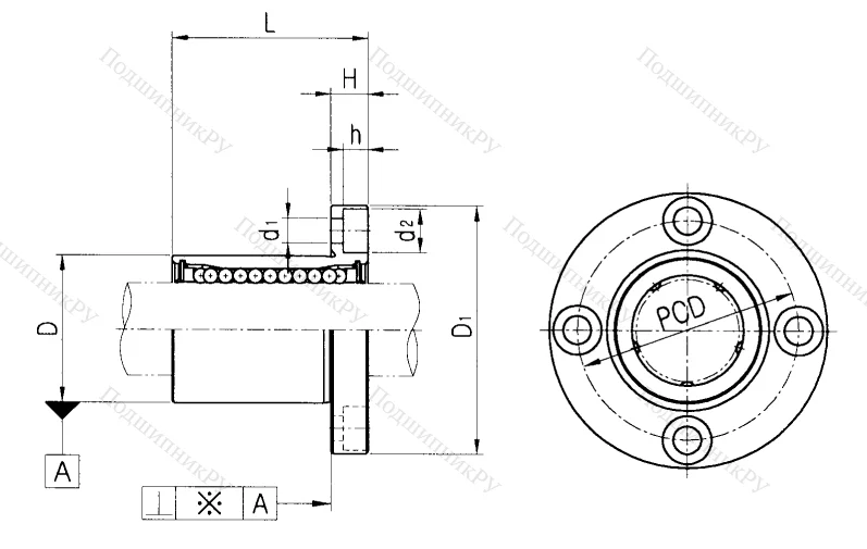 Подшипник LMF 30 UU в Череповце