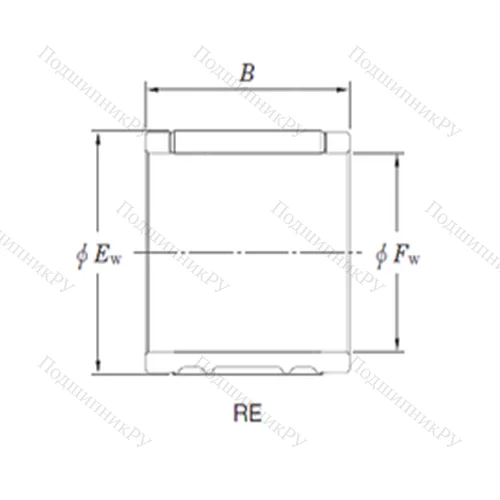 Подшипник игольчатый радиальный RE 182220AL 1