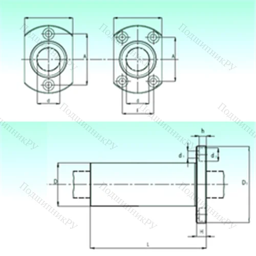 Подшипник шариковый линейный KBHL 25-PP