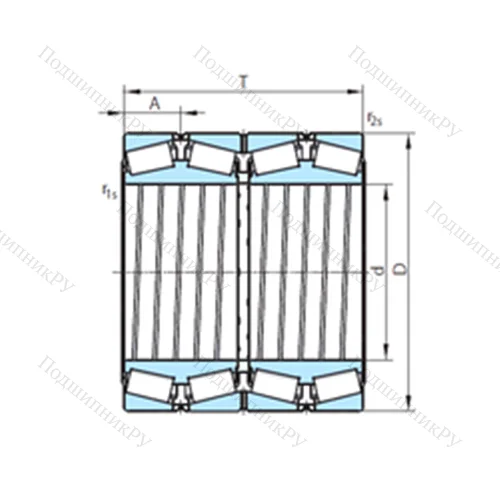 Подшипник роликовый радиально-упорный  612-209