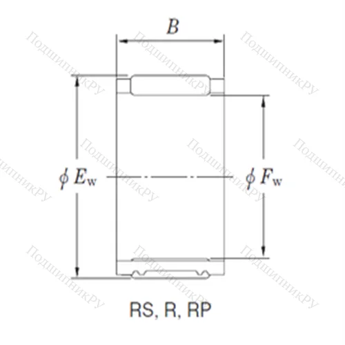 Подшипник игольчатый радиальный 39R 4633