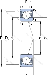 Подшипник S 71916 CD/HCP 4A в Череповце Подшипник S 71916 CD/HCP 4A в Череповце