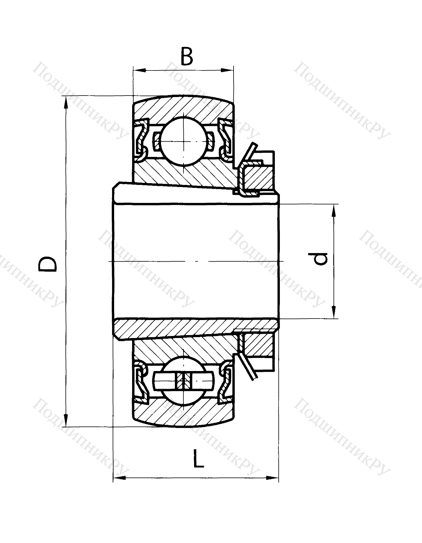 Шариковый однорядный подшипник 680210 A 2H 7C 17 в Череповце