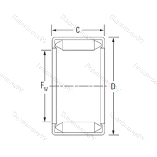 Подшипник игольчатый радиальный 45BM 5220 от производителя  KOYO Подшипник игольчатый радиальный 45BM 5220 от производителя  KOYO