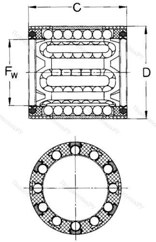 Подшипник LBBR 10-2LS в Череповце