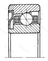 Модификация подшипника 6-606028Е размер 8x24x7