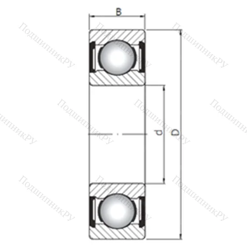 Подшипник шариковый радиальный 6326 ZZ от производителя  CX Подшипник шариковый радиальный 6326 ZZ от производителя  CX