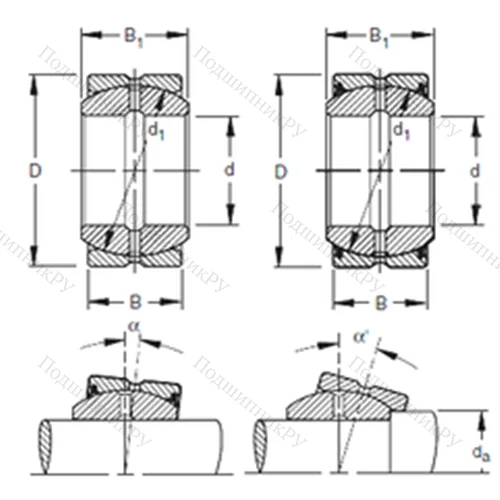 Подшипник скольжения сферический 15SF 24 от производителя  TIMKEN