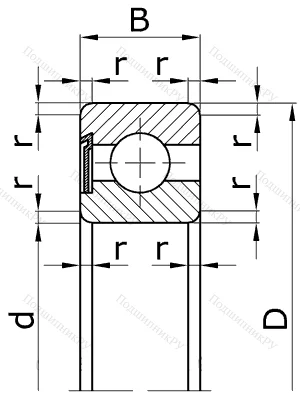 Шариковый однорядный подшипник 60205 (6205 Z) в Череповце
