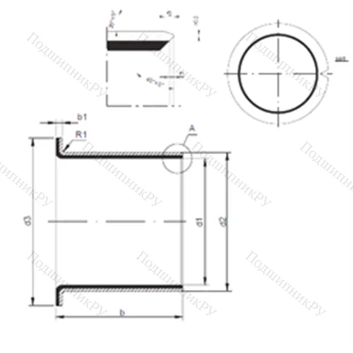 Подшипник скольжения TUF 1 14.120 от производителя  CX
