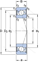 Подшипник S 7013 CE/HCP 4BVG 275 в Череповце