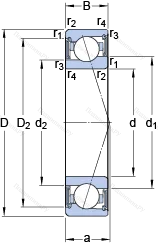 Подшипник S 71916 CE/P 4A в Череповце Подшипник S 71916 CE/P 4A в Череповце