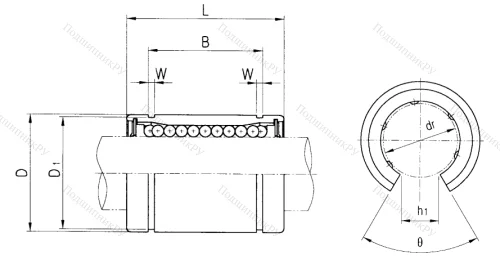 Подшипник LME 30 UU OP в Череповце