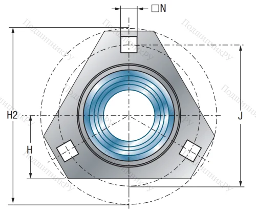 Подшипниковый корпус PFT 206 в Череповце