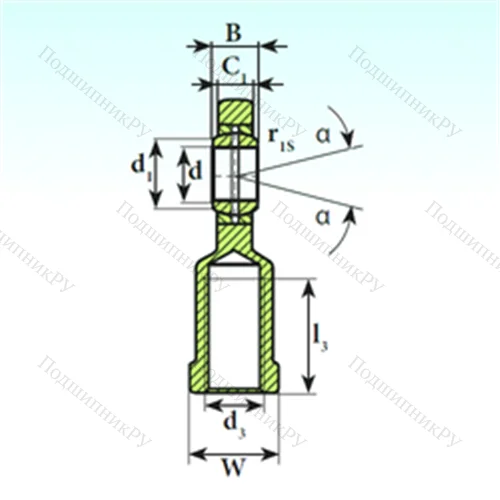 Подшипник скольжения сферический SI 35 ES