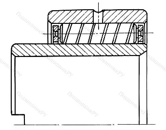 Подшипник  15725 размер 125x230x80/120 от производителя  ГПЗ-1
