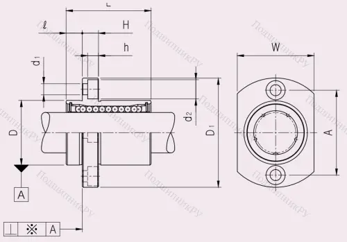 Подшипник LMH 10 UU в Череповце