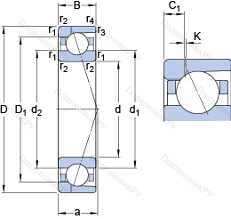 Подшипник 71917 CD/P 4AH 1 в Череповце Подшипник 71917 CD/P 4AH 1 в Череповце