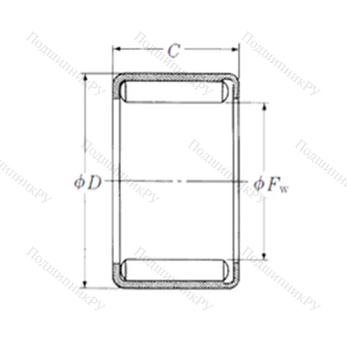 Подшипник игольчатый радиальный Y-228 от производителя  NSK