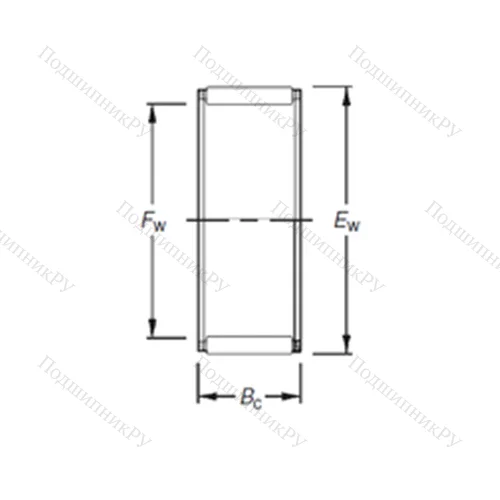 Подшипник игольчатый радиальный K 42X 47X 27FH