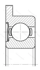 Подшипник  1860098 размер 8x19x6