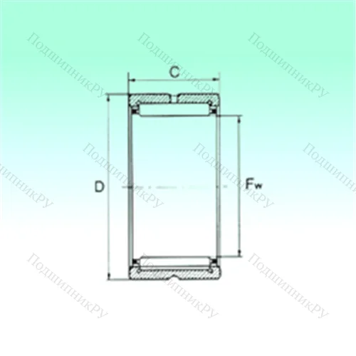 Подшипник игольчатый радиальный NKS 43
