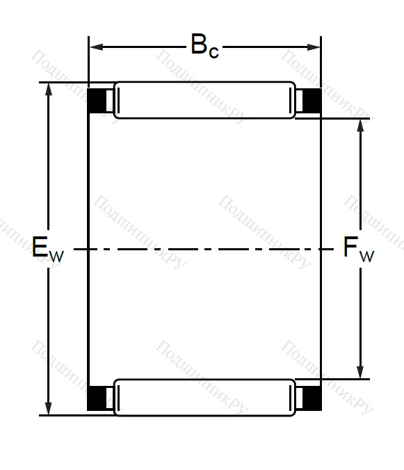 Подшипник K 26.4x34.388x18.3 (KT) в Череповце