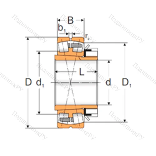 Подшипник роликовый радиальный самоцентрирующийся 22315 KW 33+H 2315