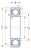 Однорядный шариковый подшипник 6314 2RS 1 от производителя  SKF