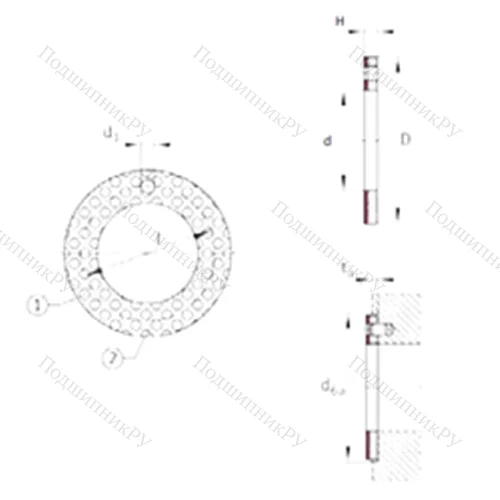 Подшипник скольжения EGW 38-E 50