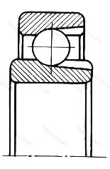 Модификация подшипника 900803 размер 17x26x6/7