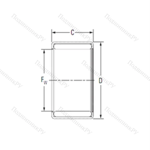 Подшипник игольчатый радиальный Y 1314