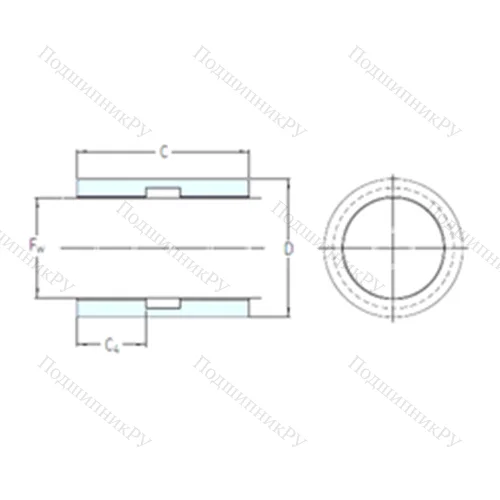 Подшипник скольжения линейный LPBR 25