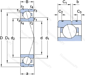 Подшипник 71917 CE/P 4AL в Череповце Подшипник 71917 CE/P 4AL в Череповце