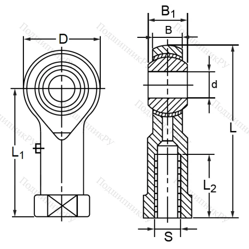 Шарнирная головка PHS 22 L / LA в Череповце