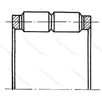 Подшипник  252808 размер 38x58x48