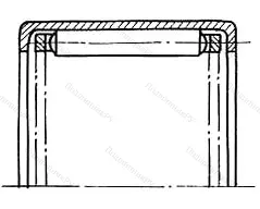 Подшипник  134906 размер 30x38x24