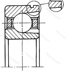 Подшипник  170308 размер 40x90x23