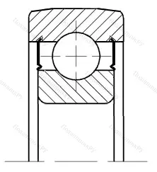 Модификация подшипника 180706 размер 30x72x19 от производителя  ГПЗ-5