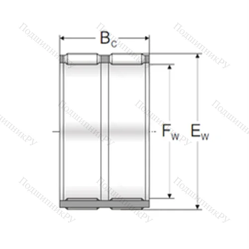 Подшипник игольчатый радиальный K 50x57x36ZWTN от производителя  MPZ Подшипник игольчатый радиальный K 50x57x36ZWTN от производителя  MPZ