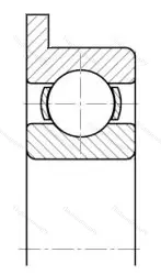 Подшипник ADR.FX 8 размер 8x16/18x41644