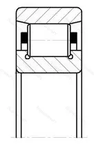 Подшипник  2410 (N 410) размер 50x130x31