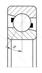 Подшипник  36312 (7312C) размер 60x130x31 от производителя  CRAFT Подшипник  36312 (7312C) размер 60x130x31 от производителя  CRAFT