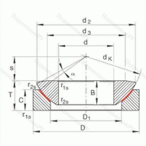 Подшипник шарнирный GE 340-AW