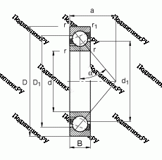 7006A 5TRV 1VSUMP 3 радиально-упорный шпиндельный подшипник