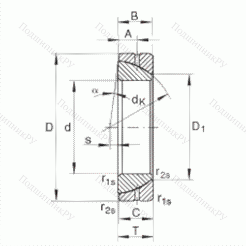 Подшипник шарнирный GE 35-SX